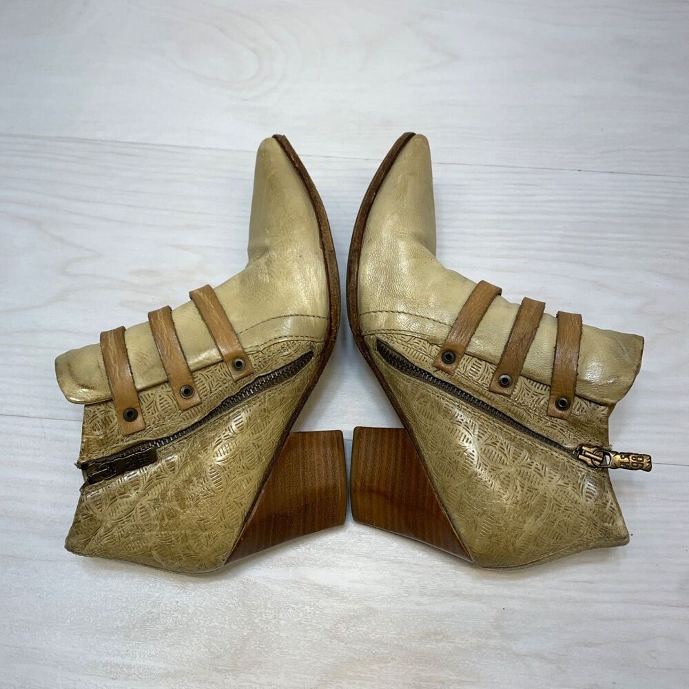 A.S.98 Airstep Strappy Buckle Pointed Toe Booties - Women's Size EU 39 / US 8.5 - Picture 4 of 12